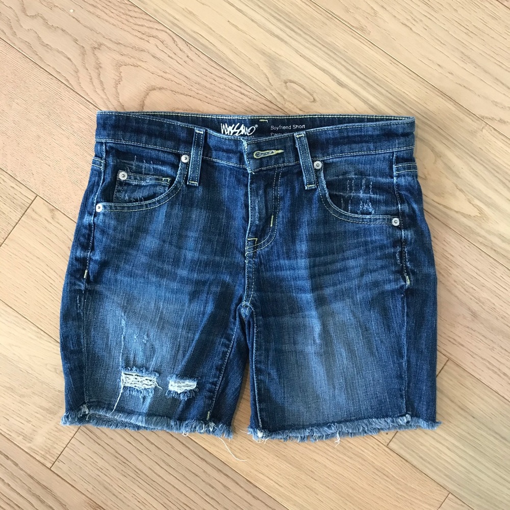 Denim shorts
